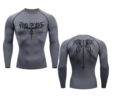 Camisetas de Gimnasio de Secado Rápido con Estampado de Anime